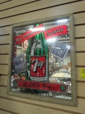 Seven-Up Advertising Mirror