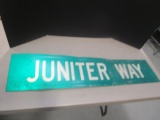 Juniter Way Road Sign Double Sided