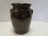 Small Glazed Pottery Crock