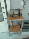 Sears Craftsman 1/3 HP Bench Grinder + Table *DOES WORK