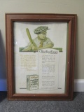 Framed Picture of Kellogs Corn Flakes Ad