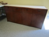 Credenza w/ 4 cabinets and 4 Drawers