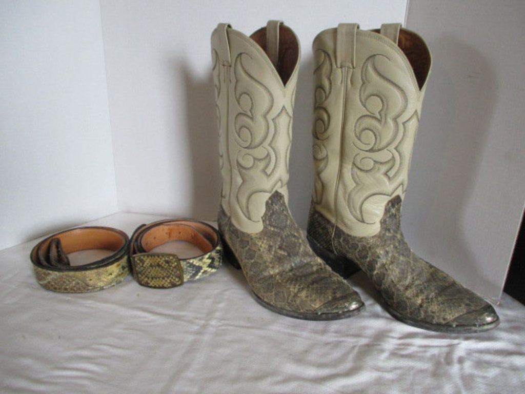 rattlesnake skin boots