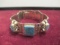Sterling Silver & Turquoise Link Bracelet