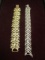 Goldtone Coro Bracelet & Silvertone Monet Bracelet