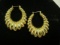 Large 14k Gold Earrings