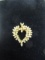 14k Gold Diamond Heart Pendant
