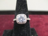 Sterling Silver Ring w/ CZ Stones