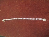 Sterling Silver Amethyst Bracelet