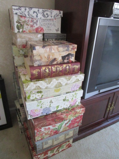 Sixteen Decorative Boxes