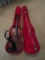 Violin in Case with Two Bows and Shoulder Rest