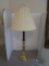 Brass Finish Candlestick Lamp