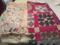 Two Vintage Hand Stitched Quilts