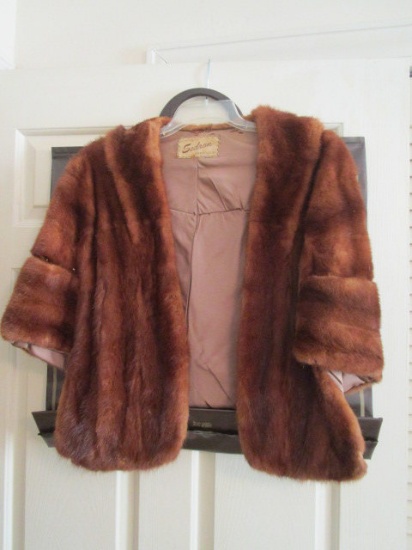 Sedran Mink Stole with Bag