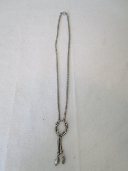Sterling Silver 18" Lariat Necklace