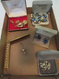 Ladies' Vintage Earrings, Brooches