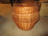 Large Round Basket with Lid