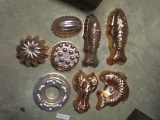 Lot of Copper Molds