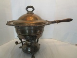Large Silverplate Chafing Dish