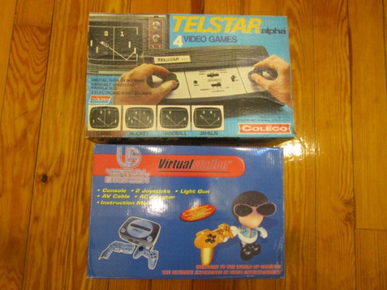 Vintage Coleco TelStar Alpha Video Game System and Virtual Station
