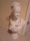 Plaster Female Bust Marked Carrier Belleusi