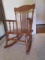 Childs Wood Spindle Back Rocking Chair