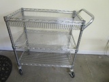 NSF Three Shelf Cart