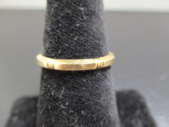 14k Gold Ladies Band Ring