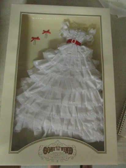 Franklin Mint Gone with the Wind Scarlett O'Hara Doll Wardrobe Collection Dress in Box