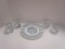 Four Confederate Colonels Club Highball Glasses and Wood & Sons NC Bicentennial Plate