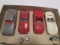 Four Plastic Sport Car Style Model Cars