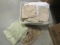 Tote of Sheets, Mattress Cover, Throws, etc.
