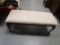 Upholstered Bench with Queen Anne Style Legs
