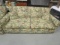 Upholstered Leaf Pattern Sofa