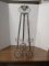 Large Metal Easel with Scroll Work