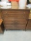 United Furniture Corp. 5 Drawer Chest with Glass Top Protector