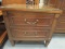 United Furniture Corp. 2 Drawer Night Stand with Glass Top Protector