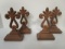 Two Pair of Southern Living at Home Cast Metal Bookends