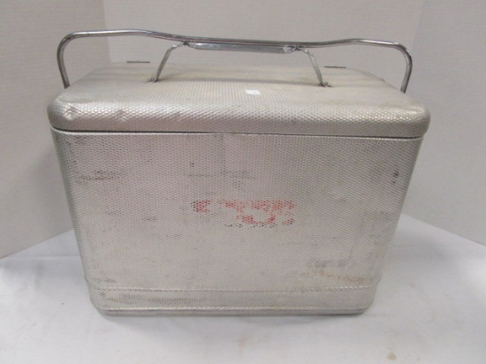 Vintage Aluminum Cooler