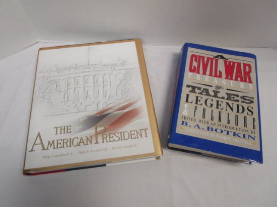 "Civil War Treasury of Tales, Legends & Folklore" and "The American President"