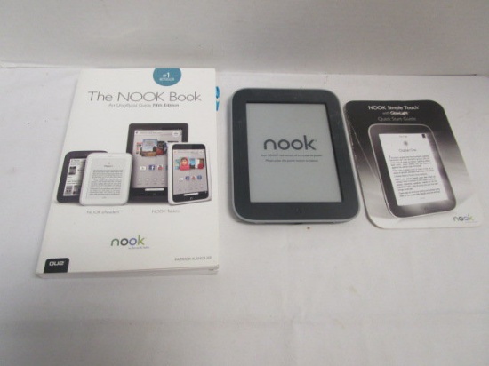 Barnes & Noble Nook Simple Touch Book Reader and Guide Book