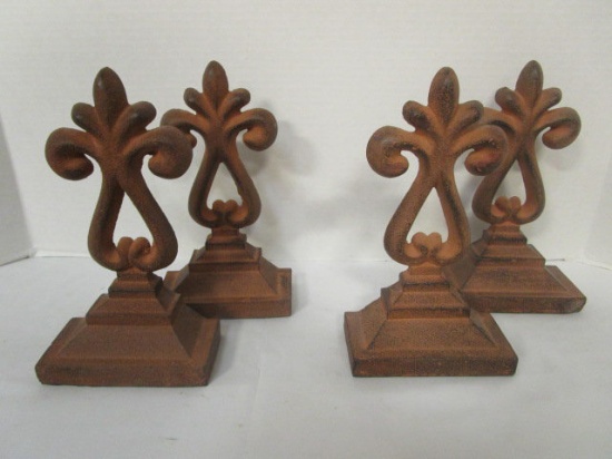 Two Pair of Southern Living at Home Cast Metal Bookends