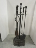 Heavy Metal Fireplace Set