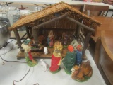 Vintage Nativity Scene Made in Italy