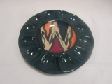 1994 Ceramic Egg Plate by Gail Pittman