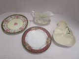 Lenox Snowman Sweets Dish, Homer Laughlin Gravy Boat, Noritake Royal