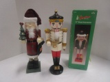 Three Wood Nutcrackers