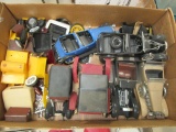 Plastic Model Cars in Various Stages of Completeness