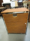 Woven Hamper with Metal Frame