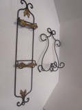 Two Metal Plate Racks
